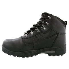 Black Tumbled Leather-Rockford Boots BY DREW 5