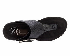 Black Pebbled Patent  Leather-PHOEBE BY ROS HOMMERSON 7