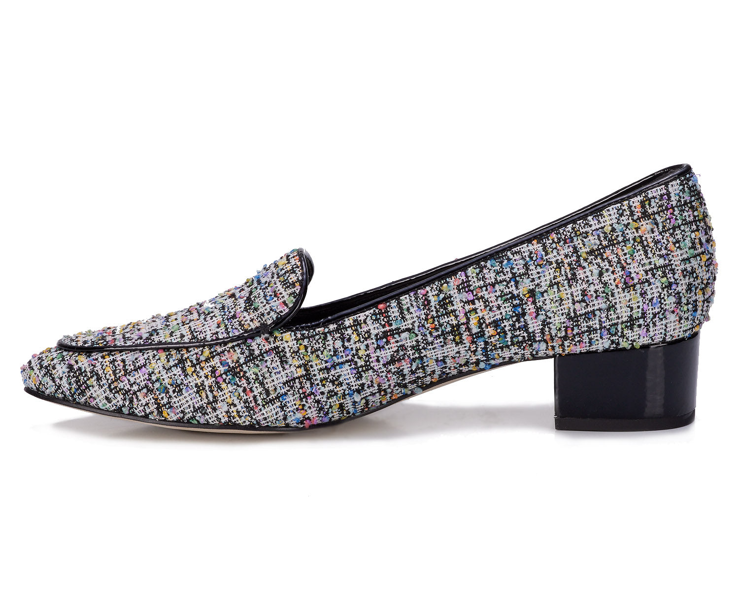 Multi Boucle Fabric Black Patent-HONEY BY ROS HOMMERSON 6