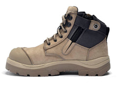 Stone Leather-6 COMPOSITE TOE WORK BOOT WIDE LOAD 6