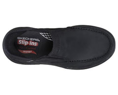 Black-Arch Fit Moxley Milo Slip-Ins By Skechers 5
