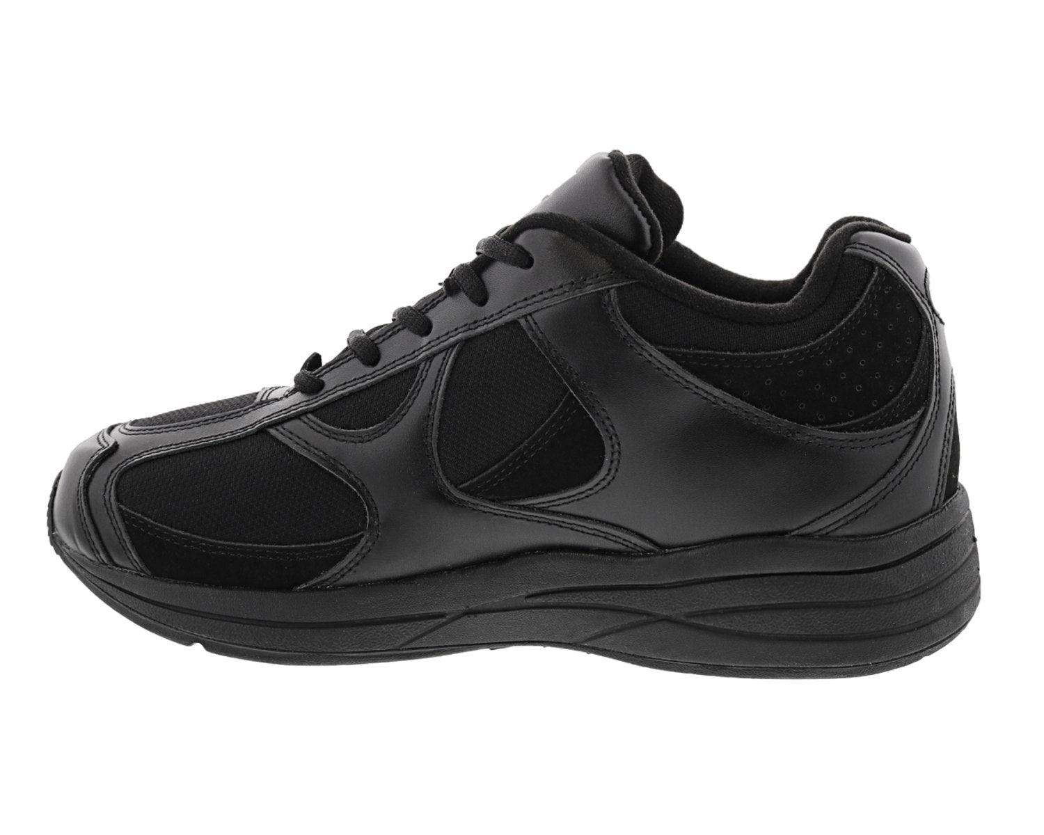 Black Leather Black Mesh-SURGE BY DREW 5