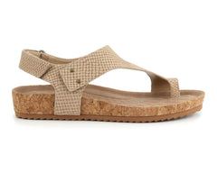 Taupe Snake Print Leather-PRESTON BY ROS HOMMERSON 6