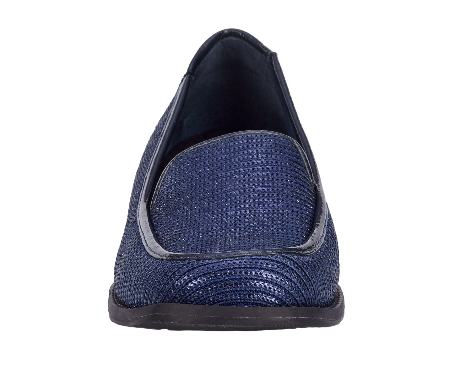 Navy Stretch Fabric Patent-WILLA BY ROS HOMMERSON 6