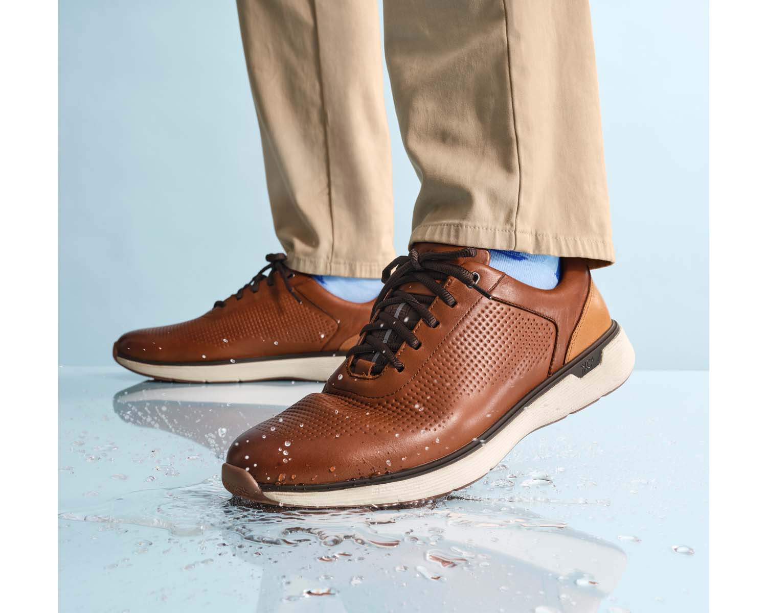 Tan Waterproof Leather-XC4 PRENTISS U-THROAT BY JOHNSON MURPHY 5