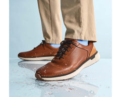 Tan Waterproof Leather-XC4 PRENTISS U-THROAT BY JOHNSON MURPHY 5