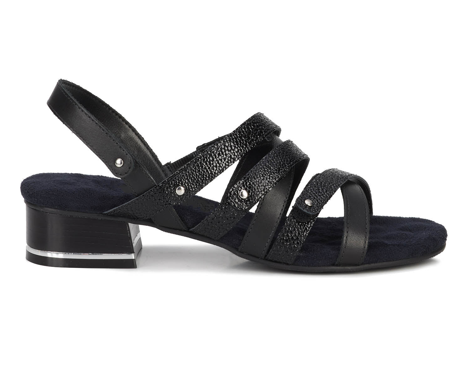 Black Pebbled Patent  Leather-BREEZE BY ROS HOMMERSON 5