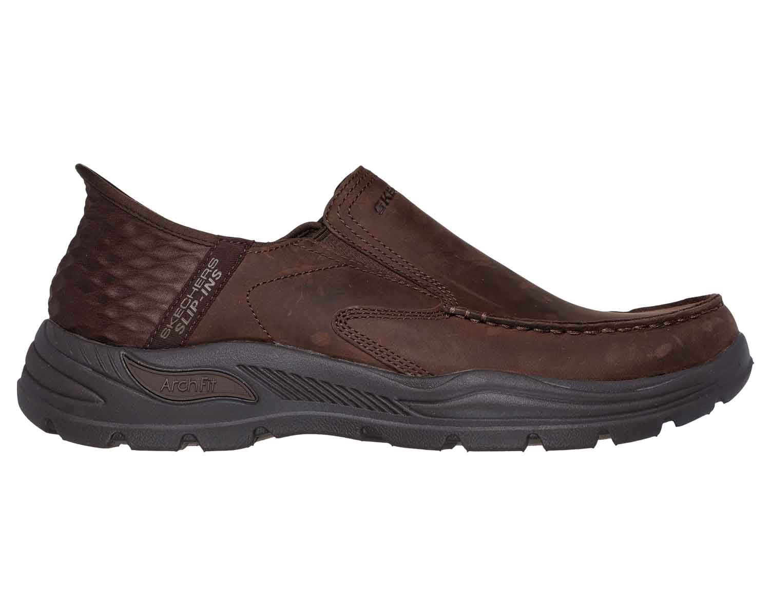 Cocoa-Arch Fit Moxley Milo Slip-Ins By Skechers 5