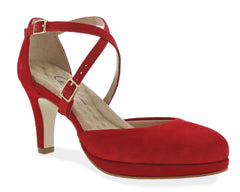 Red Suede-PAMMY BY ROS HOMMERSON 1
