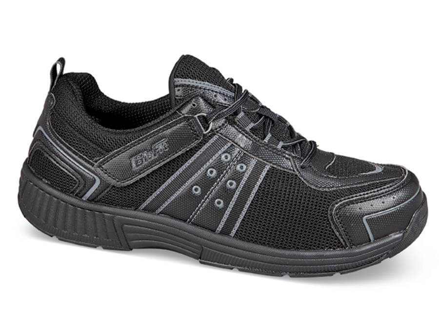 Black-MONTEREY BAY Athletic Shoe BY ORTHOFEET 1