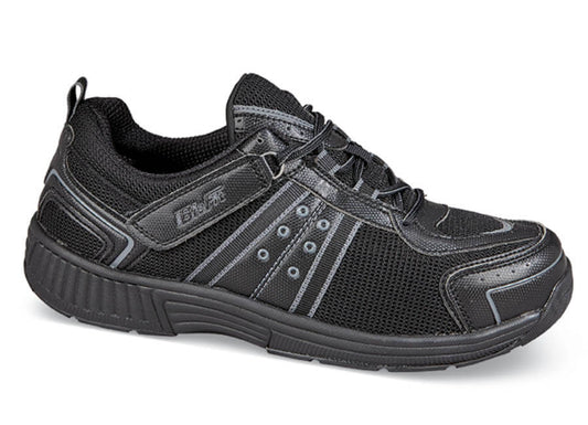 Black-MONTEREY BAY Athletic Shoe BY ORTHOFEET 1