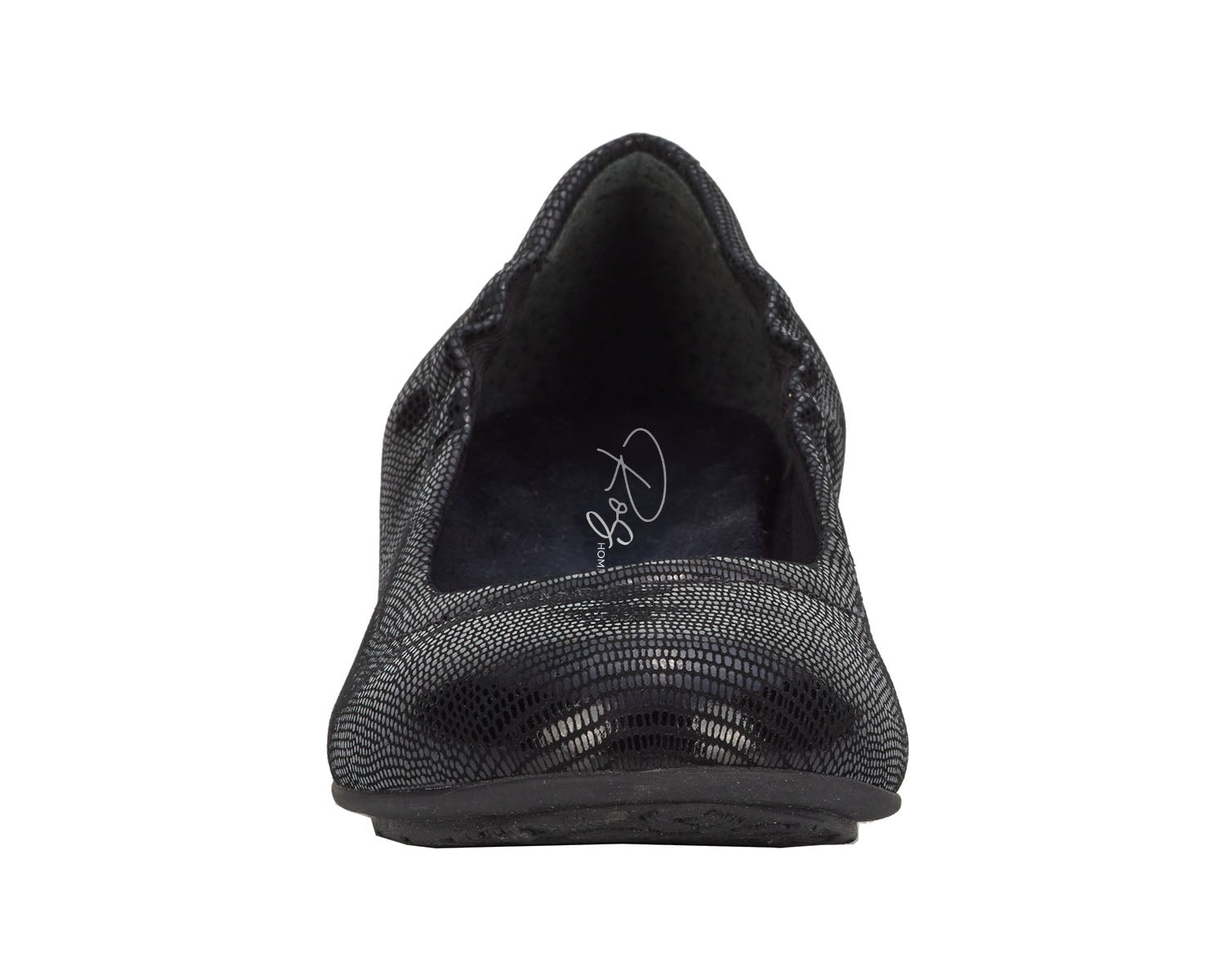Black Patent Lizard Print Leather-TESS BY ROS HOMMERSON 5