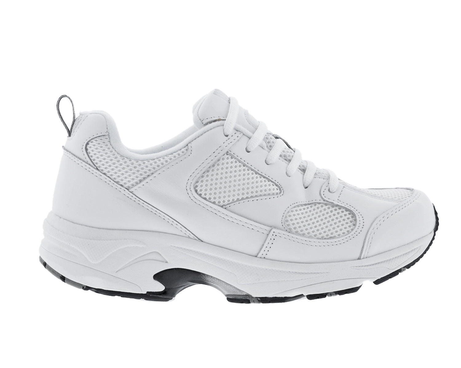 White Leather White Mesh-FLASH II BY DREW 5