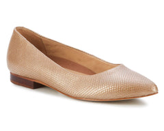 Taupe Snake Print Leather-REECE BY ROS HOMMERSON 1