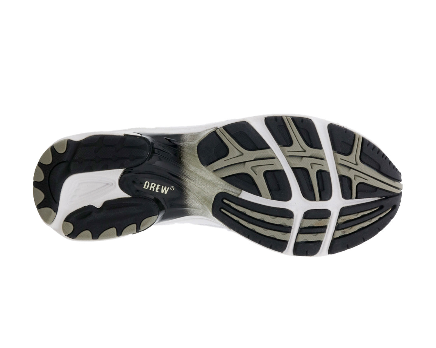 White Leather  Mesh-LIGHTNING II BY DREW 7