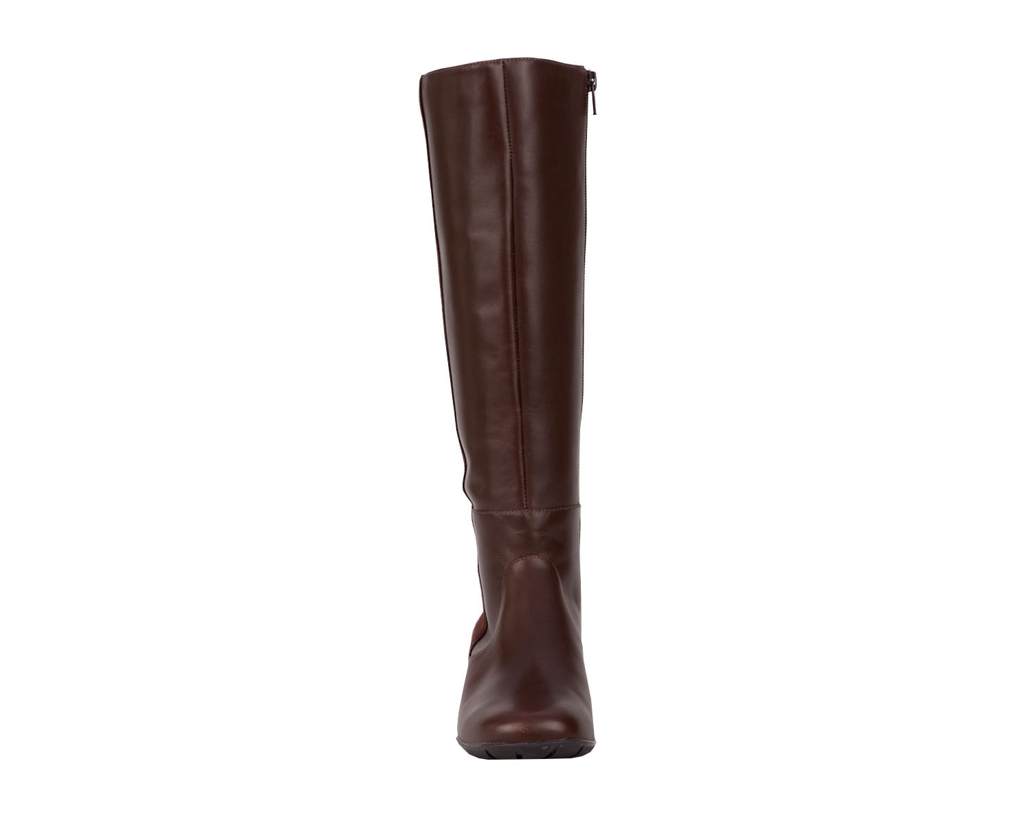 Brown Leather  Stretch Suede Fabric-MIX MS BY ROS HOMMERSON 7