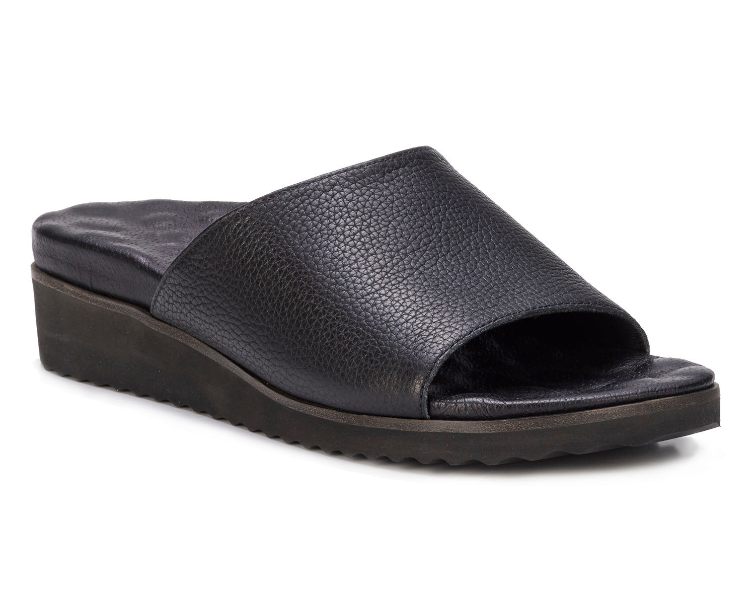 Black Tumbled Leather-HESTON BY ROS HOMMERSON 1