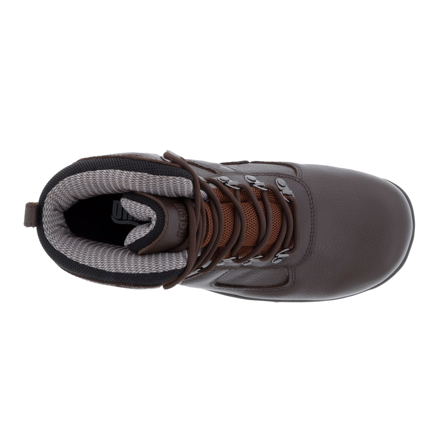 Brown Tumbled Leather-Rockford Boots BY DREW 3
