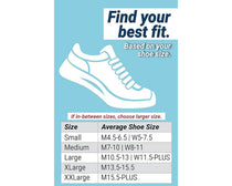White-OS1st WP4 WIDE Wellness Performance Sock - Crew 4