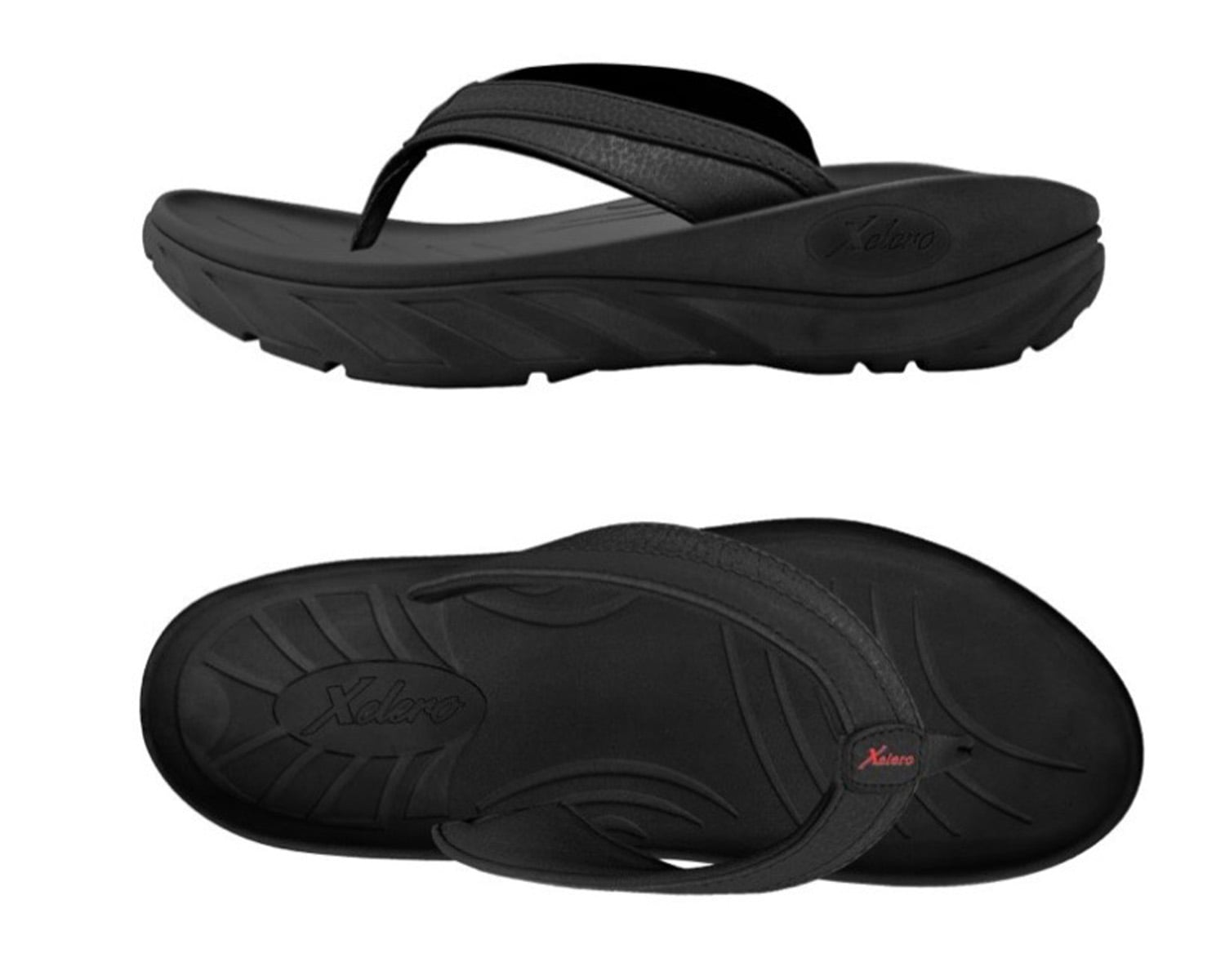 Black-TRU SANDAL THONG BY XELERO 7