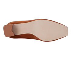 Tan Suede Patent Leather-MEREDITH PUMP BY ROS HOMMERSON 7