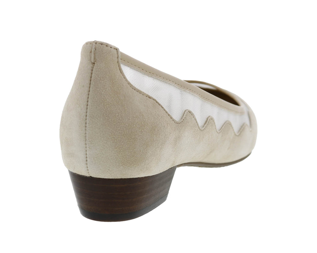 Nude Suede Leather-TOOTSIE BY ROS HOMMERSON 4