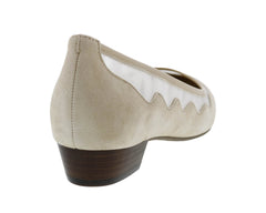 Nude Suede Leather-TOOTSIE BY ROS HOMMERSON 4