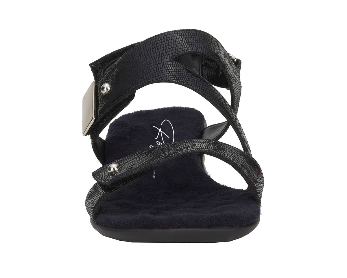 Black Patent Lizard Print Leather-CHLOE BY ROS HOMMERSON 7