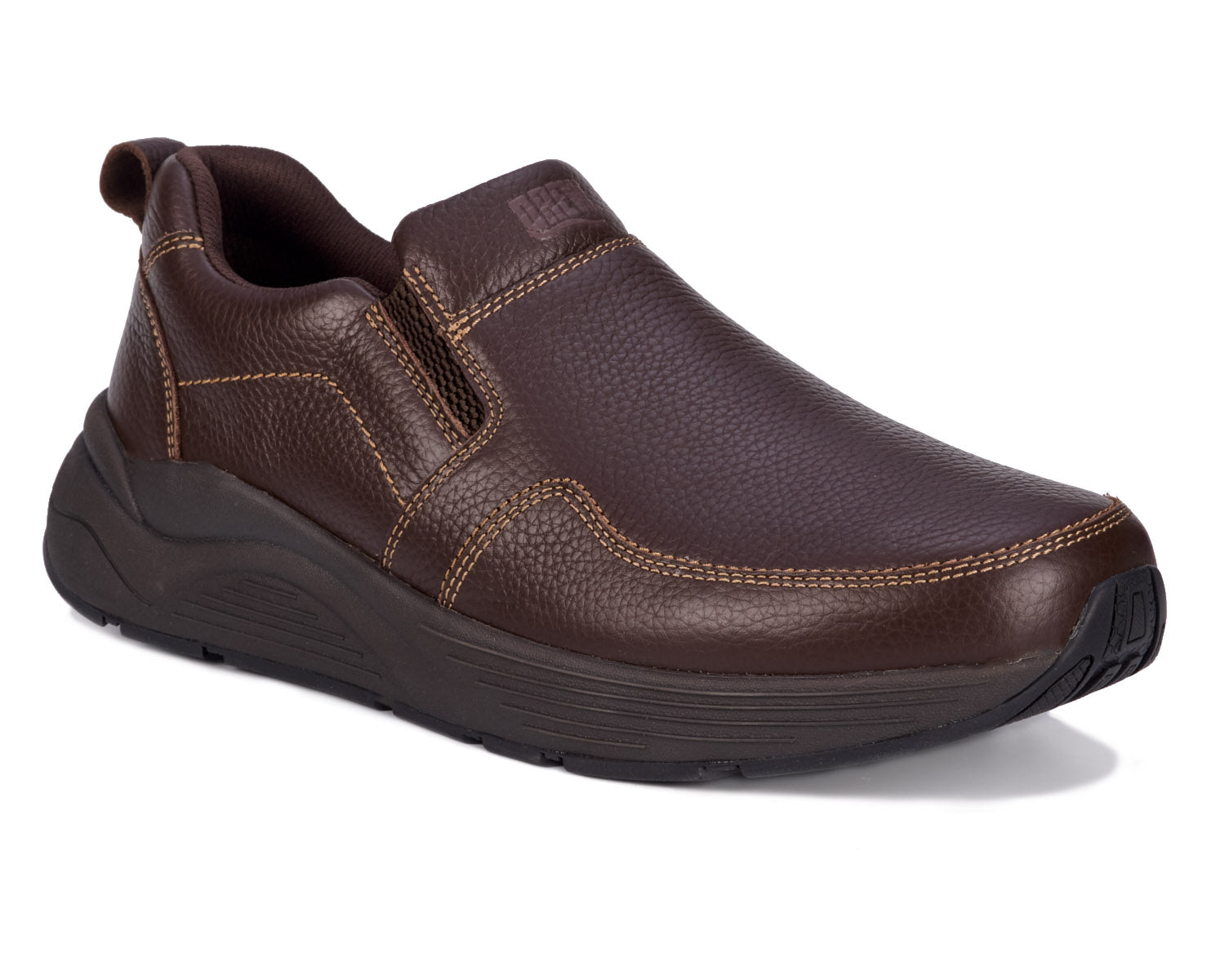 Brown Pebbled Leather-MATCH BY DREW 1