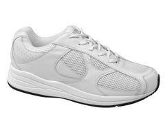White Leather  Mesh-SURGE BY DREW 1