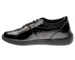Black Croc Patent Leather-Tulip BY DREW 6