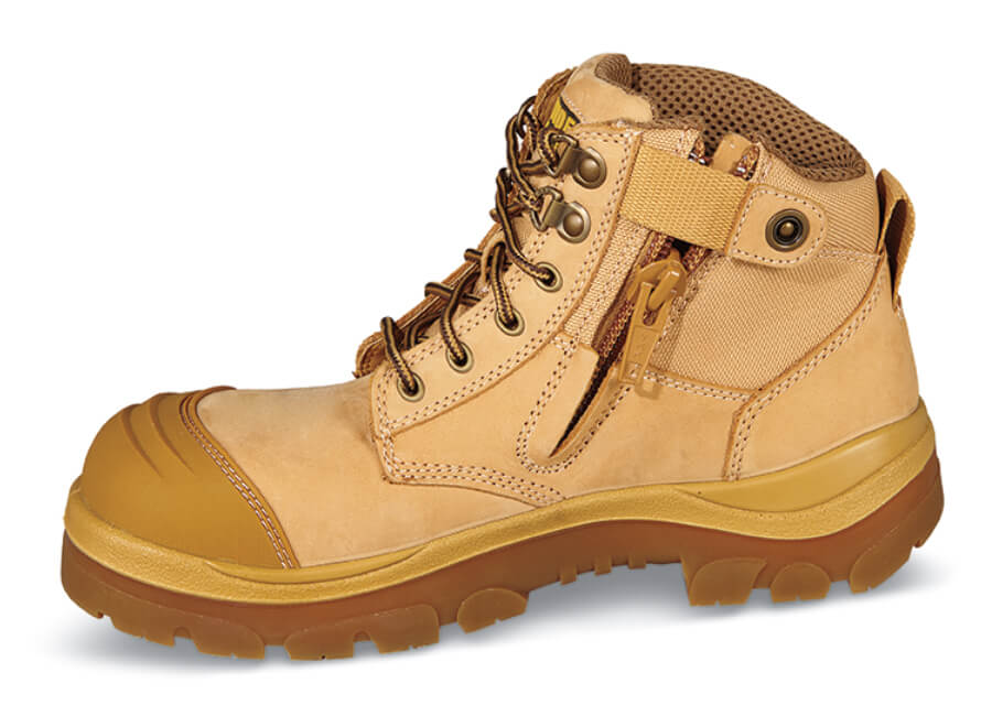 Wheat Leather-6 WORK BOOT NON SAFETY TOE WIDE LOAD 3