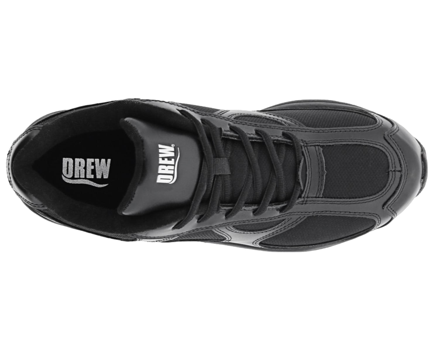 Black Leather Black Mesh-SURGE BY DREW 6