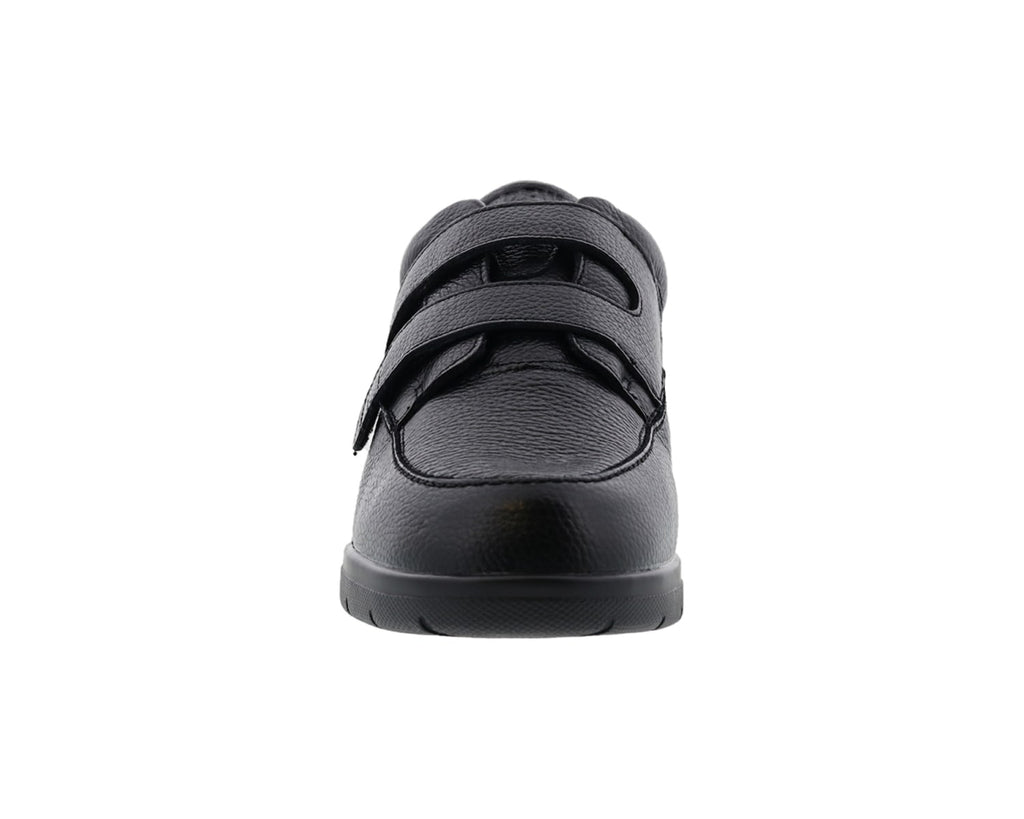 Black Tumbled Leather-Traveler V BY DREW 7