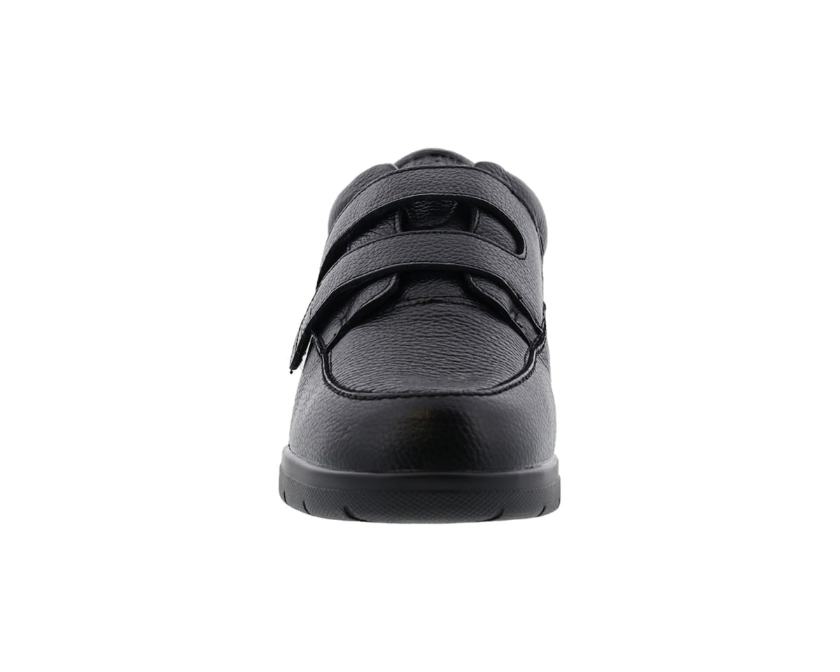 Black Tumbled Leather-Traveler V BY DREW 7
