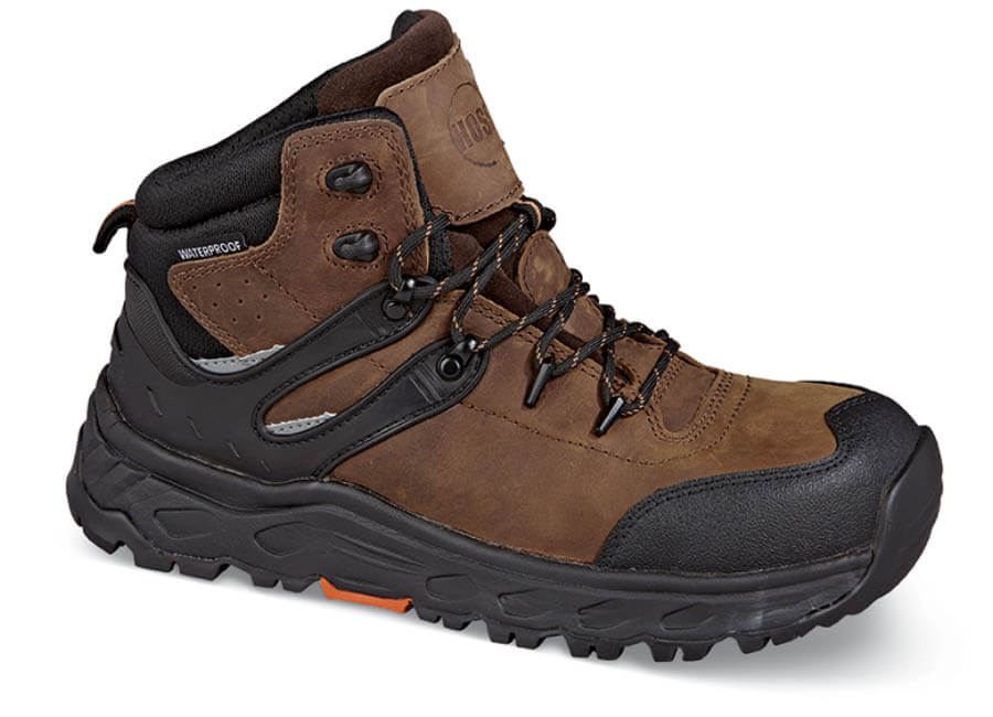 Brown-Stomp 6 Safety Boot Hoss 1