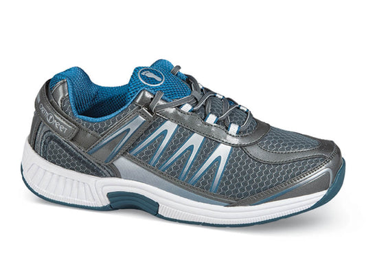 Blue Silver-Sprint Tie-less Sport BY ORTHOFEET 1