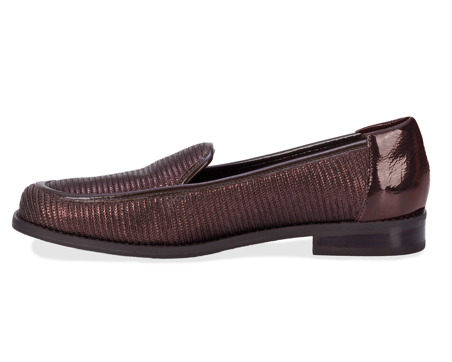 Brown Stretch Fabric Patent-WILLA BY ROS HOMMERSON 6