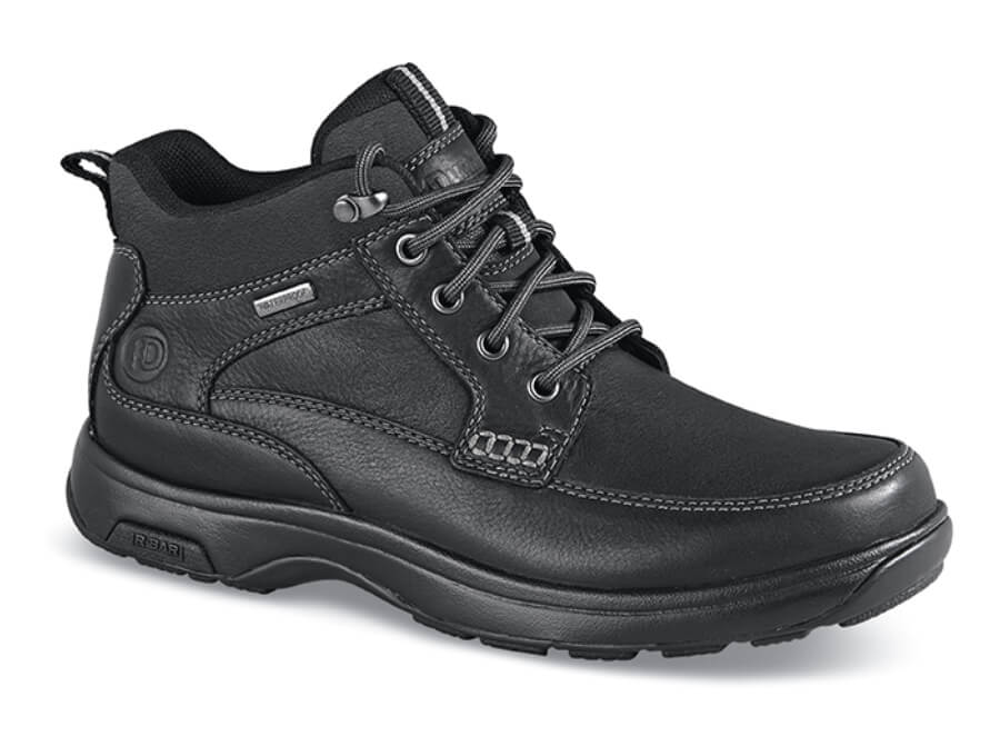 Black Leather-8000 Waterproof Mid Boot BY DUNHAM 1