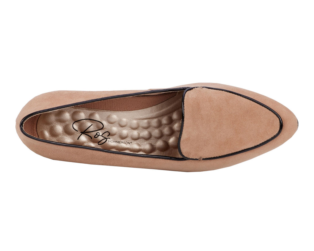 Nude Suede Black Patent-HONEY BY ROS HOMMERSON 7