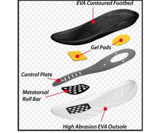 Black-TRU SLIDE RECOVERY SANDAL XELERO 5