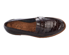 Brown Croc Patent Leather-WINNIE II BY ROS HOMMERSON 7