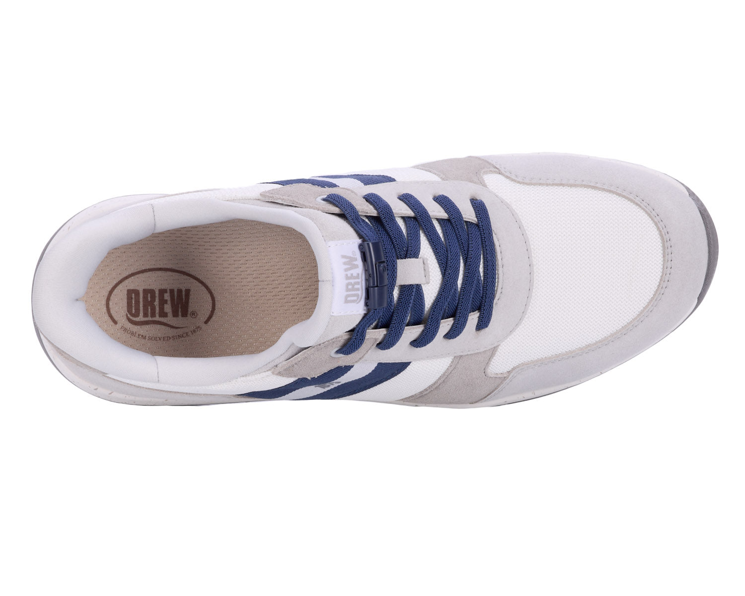White Suede Combo-CONNOR BY DREW 5