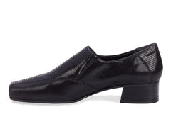 Black Lizard Print Leather-EAGAN BY ROS HOMMERSON 7