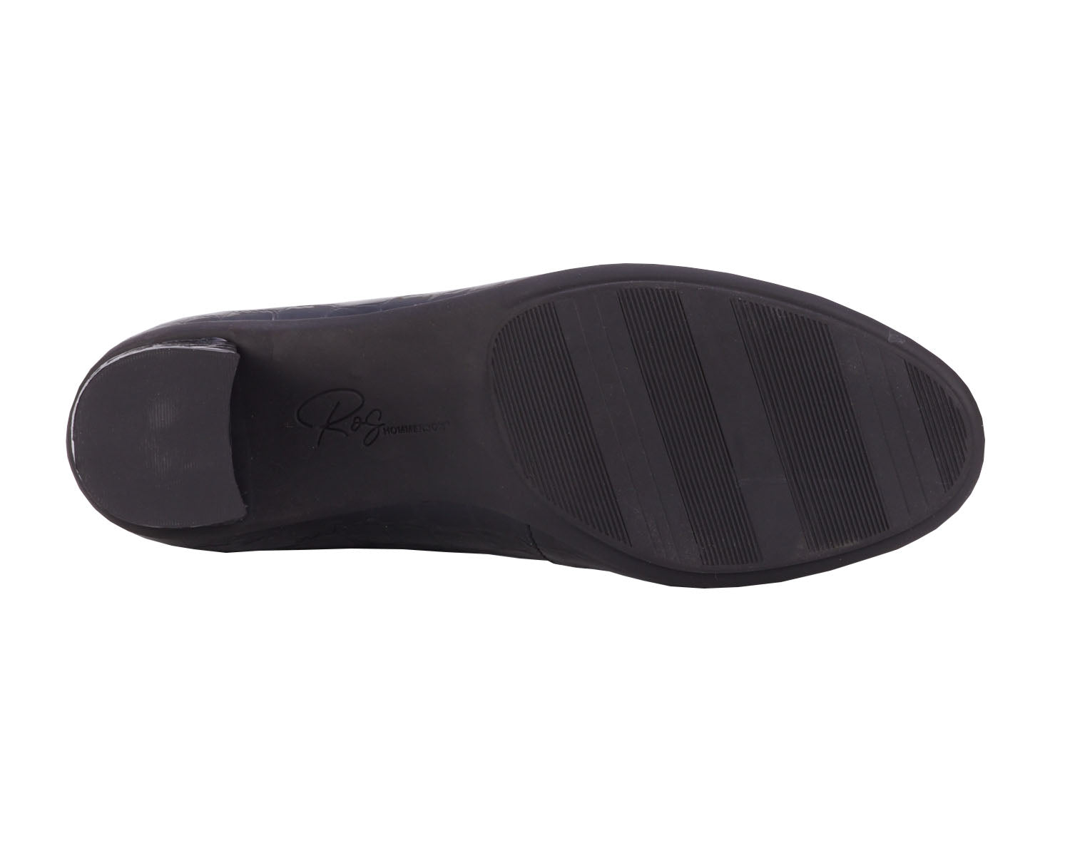 Black Croc Patent Suede-PAULA BY ROS HOMMERSON 5