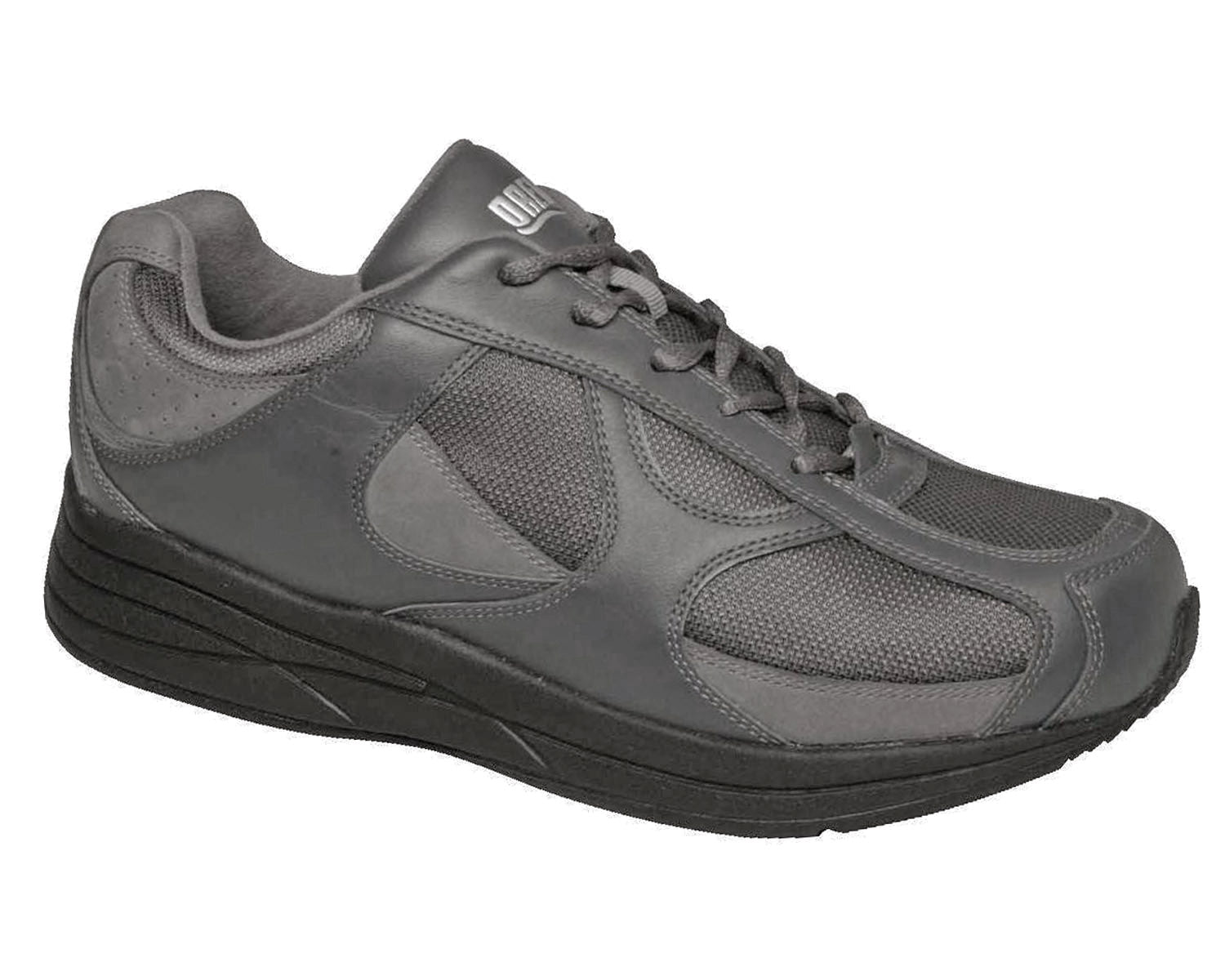 Grey Leather Mesh-SURGE BY DREW 1