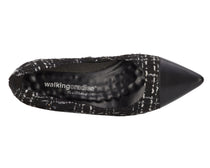 Black Tweed Fabric Leather-WC STEVIE 7