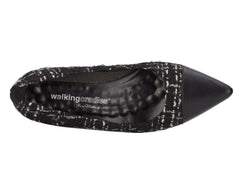 Black Tweed Fabric Leather-WC STEVIE 7