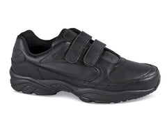 Black Leather-Kingston Two Strap Athletic Black HITCHCOCK 1