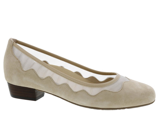 Nude Suede Leather-TOOTSIE BY ROS HOMMERSON 5